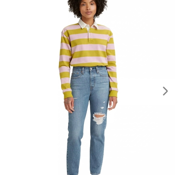 Levis Wedgie Premium Tapered Leg Jeans S40197 Size 24 - Picture 13 of 15